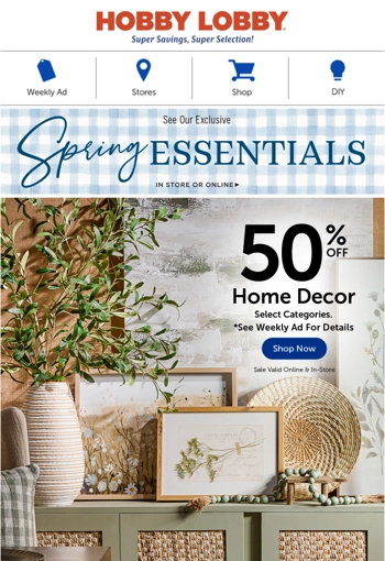 Charming Chic Decor For 50% Off